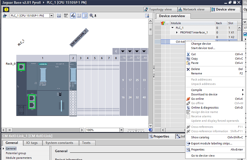 sick sensor - siemens integration